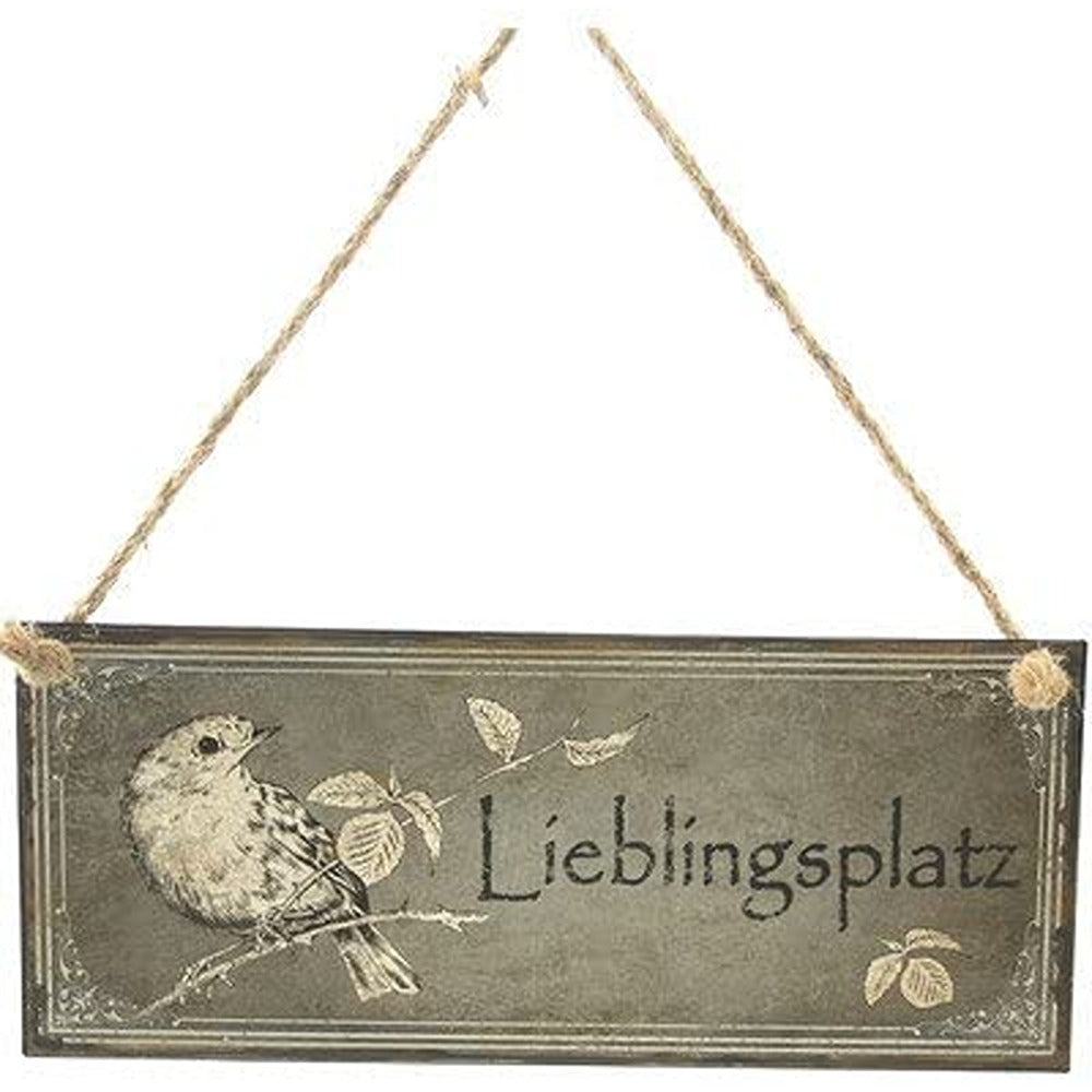 Blechschild Lieblingsplatz