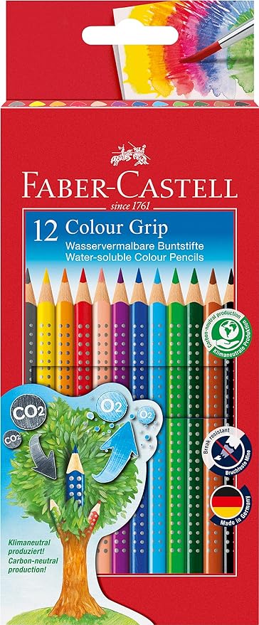 Buntstifte von Faber Castell, 12 Stück