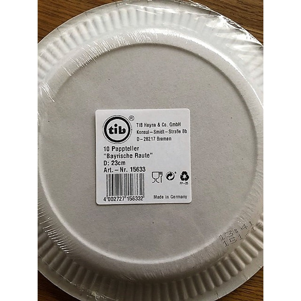 Pappteller Bayerische Raute
