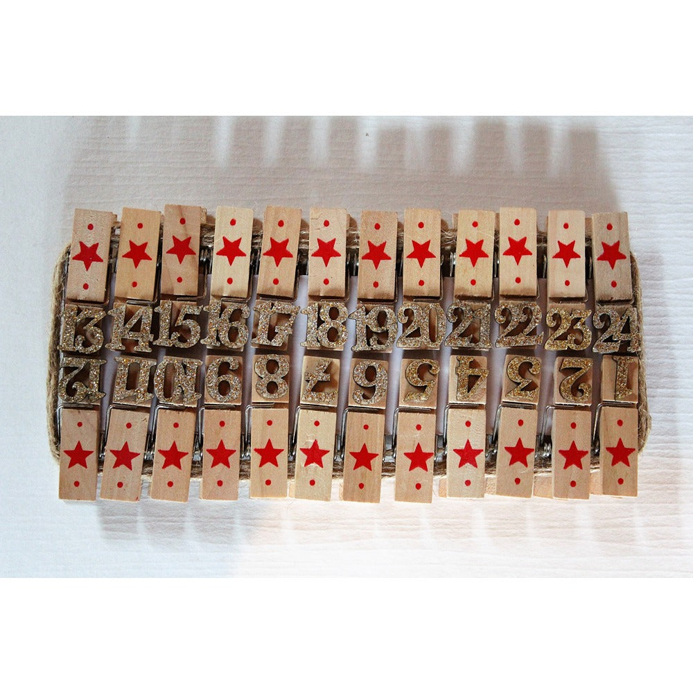 Girlande Adventskalender
