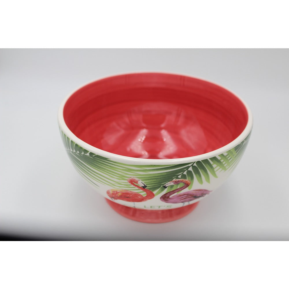 Keramik Schale Flamingo