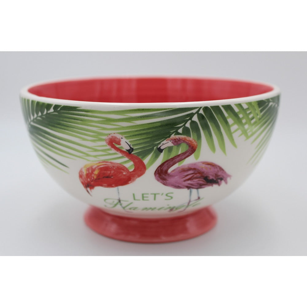 Keramik Schale Flamingo