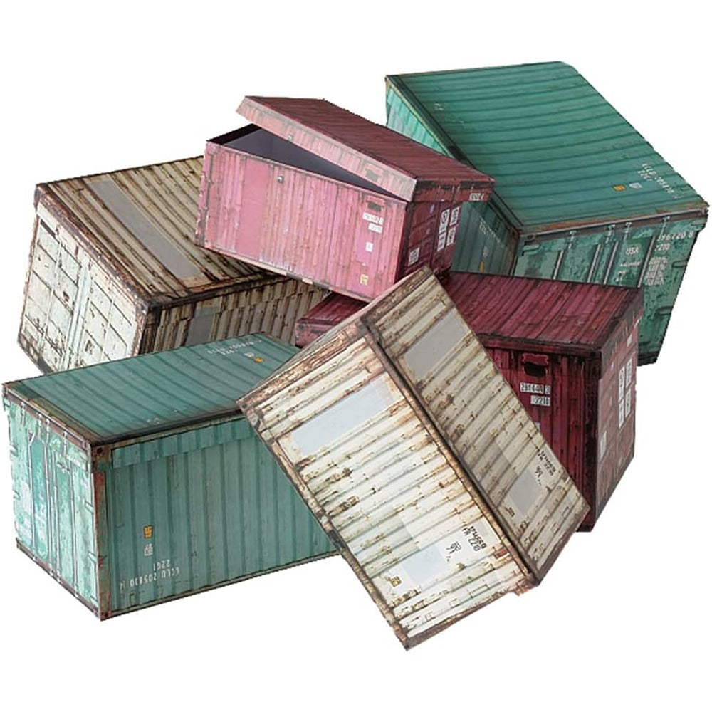 Containerboxen-Set, 6-teilig