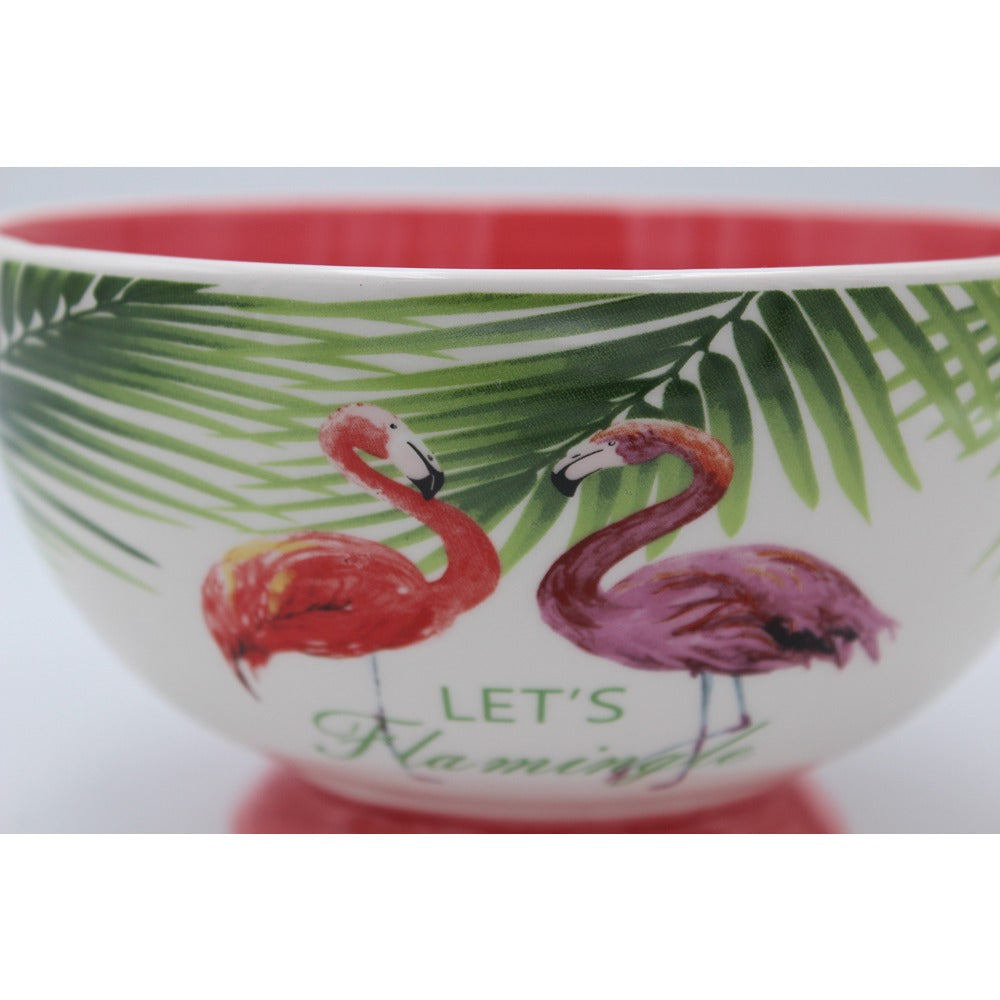 Keramik Schale Flamingo